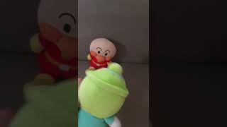 Katsudonman throws BabyBel cheese at Anpanman! (joke)