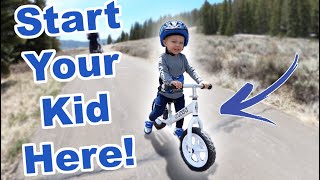 Best Strider Bike for Your Toddler! - (Family Vlog 1)