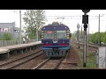 Электропоезда ЭР12 6003 и ЭР2 1032 на о.п. Лиллекюла er12 6003 u0026 er2 1032 at lilleküla stop