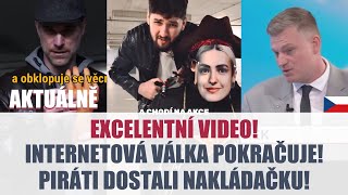 Internetová válka Pirátů a Motoristů pokračuje!Motoristé PONÍŽILI Piráty jako nikdo!EXCELENTNÍ VIDEO