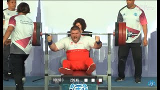 Akaki Jintcharadze Para-Powerlifting 239 kg World Cup 2022 Dubai