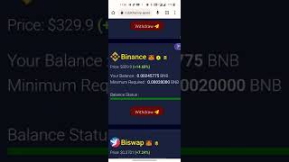 Binance Coin (BNB) Instant Withdrawal From Final Auto Claim Site