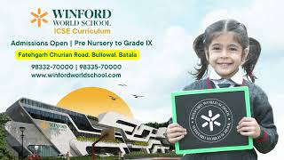 At Winford, we are raising world class citizens of tomorrow! Admissions Open for Session 2024-25