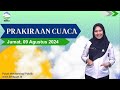 Prakiraan Cuaca Esok Hari, Jumat, 09 Agustus 2024.