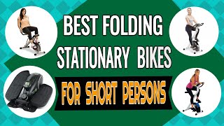 Best Folding Stationary Bike for Short Person - Best Upright Exercise Bike for the Short Person