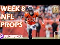 PRIZEPICKS NFL PICKS | WEEK 8 | NFL PLAYER PROPS PICKS | NFL PROPS & BETS TODAY