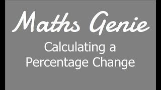 Percentage Change