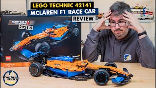 LEGO Technic 42141 McLaren F1 (2021.5) race car detailed building review