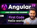 Angular 19 tutorial in Hindi #3 Hello World | Make first change