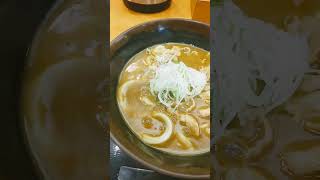 職場近くのお蕎麦屋さんでカレー南蛮うどん頼みました。【とよしまちゃん】#shorts