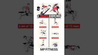 || TRICEPS FULL EXERCISES || @mpfitness7935 #bodybuilding #tipsandtricks #fitness#trending#stories