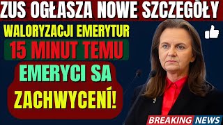 PILNE! ZUS WŁAŚNIE OGŁOSIŁ NOWE SZCZEGÓŁY WALORYZACJI EMERYTUR OD LUTEGO–SENIORZY NIE MOGĄ UWIERZYĆ!