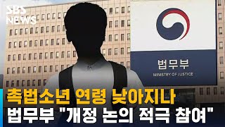 촉법소년 연령 낮아지나…법무부 \