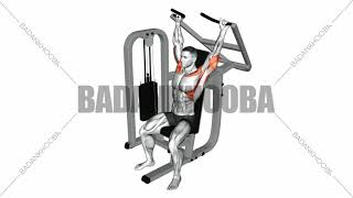 184- پرس سرشانه با دستگاه lever seated shoulder press