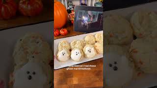 Casper Cookie Sandwiches 👻👻 #casper #cookies #frosting #halloween