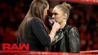 Ronda Rousey demands an apology from Stephanie McMahon: Raw, Feb. 26, 2018