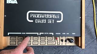 Paia Programmable Drum Set from 1977