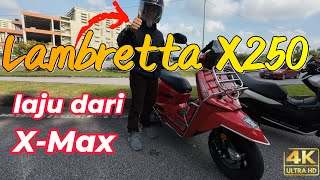 Skuter paling mantap LAMBRETTA X 250 | Laju dari X-Max katanya