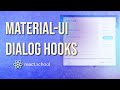 Material UI Dialog with React Hooks