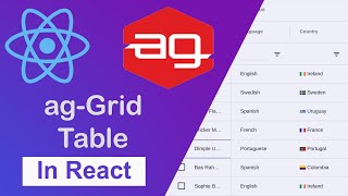 React Ag-Grid Tutorial: Sorting, Filtering, Selecting, and Editing Data | Codenemy