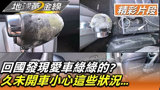 回國發現愛車綠綠的? 久未開車小心這些狀況... 地球黃金線 20220901 (3/4)