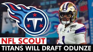 Titans Draft Rumors: NFL Scout PREDICTS The Titans Will Take Rome Odunze At Pick #7