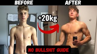 (NO BULLSH*T GUIDE) How I went from Skinny to Muscular FAST!!!