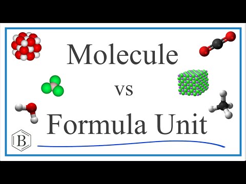 Why is it called a formula unit?