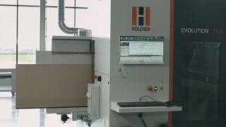 Vertical CNC machines for wood processing | EVOLUTION series from HOLZ-HER