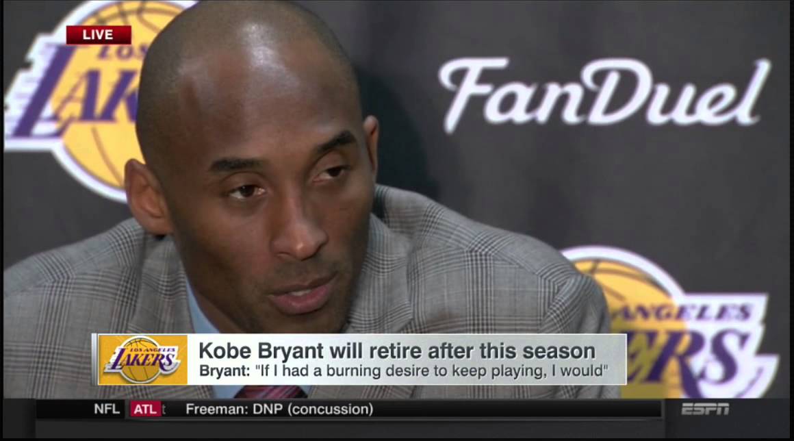 Kobe Bryant Press Conference After Announcing Retirement (11/29/15 ...