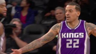 Matt Barnes Unintentional Three Pointer