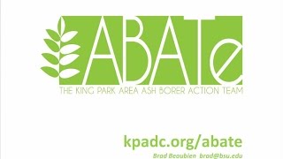 Municipal EAB Management Series: ABATe - A Strategic Response To EAB