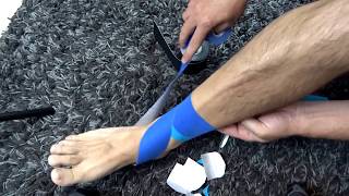 High Ankle Sprain Kinesio Taping| Northern Soul channel