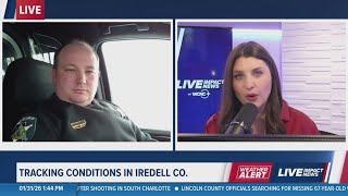 Tracking conditions on Iredell County roads