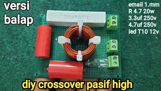 how to make high/tweeter passive crossover ||  winding crossover coil easily