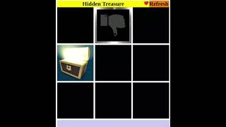 Hidden Treasure Game code by using HTML, CSS & Java Script