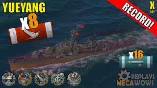 Yueyang 8 Kills \u0026 221k Damage | World of Warships Gameplay