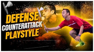 DEFENSE \u0026 COUNTERATTACK | Badminton Singles Strategy and Playstyle