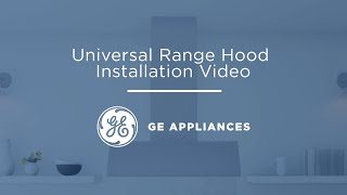 Commercial and Professional Hood Installation - GE Appliances