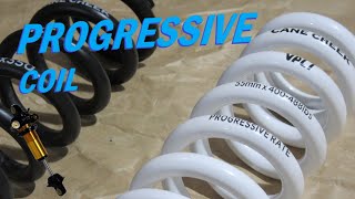 New progressive spring for my Mountain Bike!