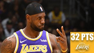 LeBron dominates the Jazz with near triple-double in the Lakers' first win | 2019-20 NBA Highlights