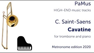 C. Saint-Saëns: Cavatine for trombone and piano