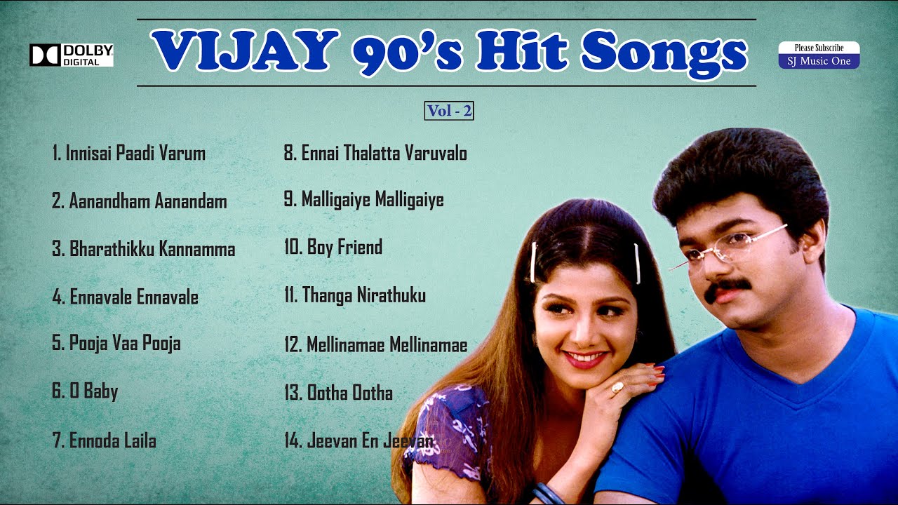 Vijay Hits Tamil Songs | Vijay Old Songs Tamil Hits | Vijay Love Songs ...