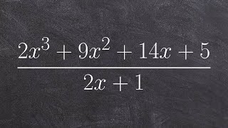 Dividing two polynomials using long division algorithm