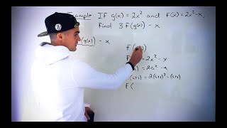 MCR3U (Grade 11 Functions) - Function Notation with Composite Functions