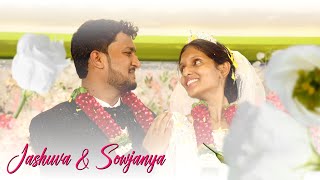 JASHUVA \u0026 SOWJANYA'S WEDDING VIDEO | Kalyaname Vaibhogame l Telugu Christian Wedding Song |#marraige