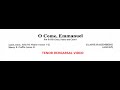 Tenor 'O Come Emmanuel' arr. Elaine Hagenberg rehearsal video scrolling sheet music Flat Creek.