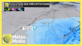 Dimanche : une neige traître et des routes glissantes