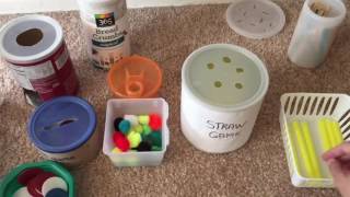 Homemade fine motor activities (8 months to 2 years) Do it yourself!