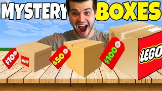 $10 VS $100 LEGO Mystery Box Challenge!